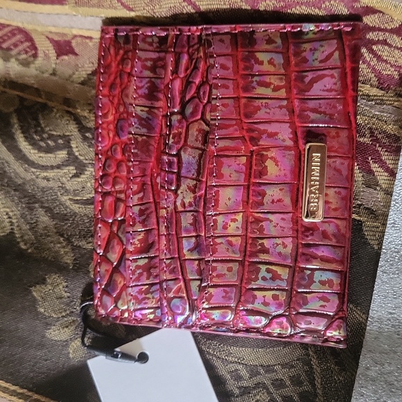 Brahmin Handbags - Brahmin credit card crocodile leather cash id holder fits anywhere bagged tagged